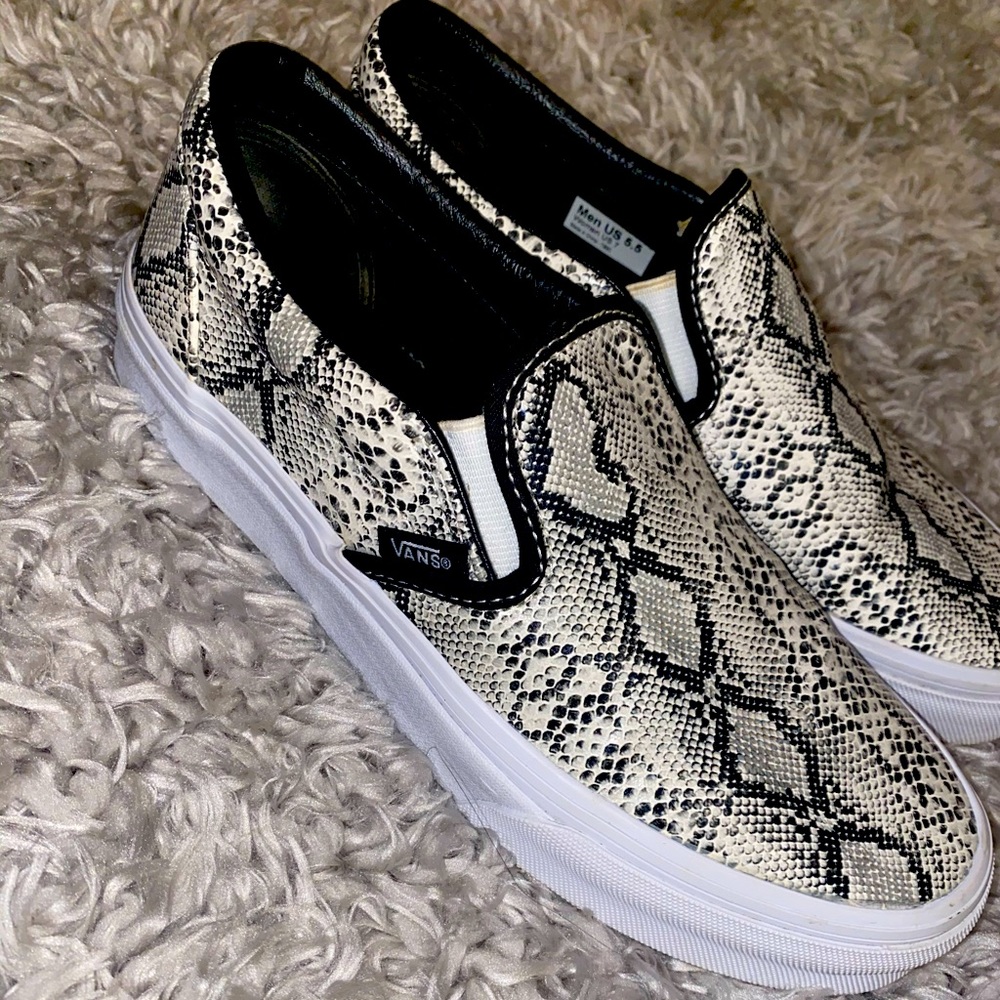 Snakeskin vans ✨✨ size7